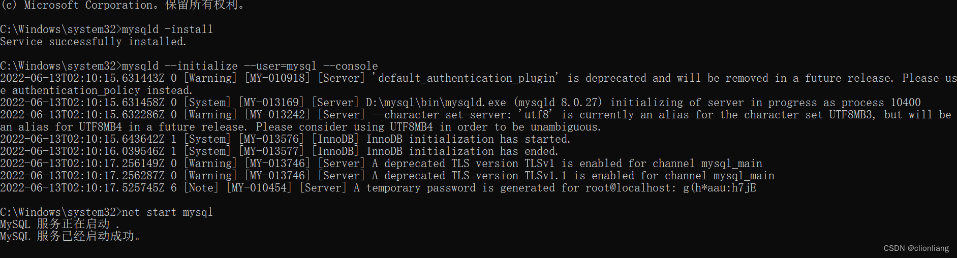 mysql8.0以上版本安装出现问题_在mysql 8.0.35中,default-authentication-plugin已经被弃用 ...