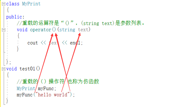 【C/C++】仿函数