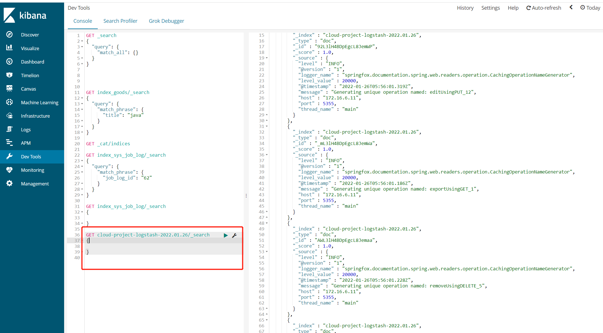 SpringBoot2 集成 ELK 实现日志收集