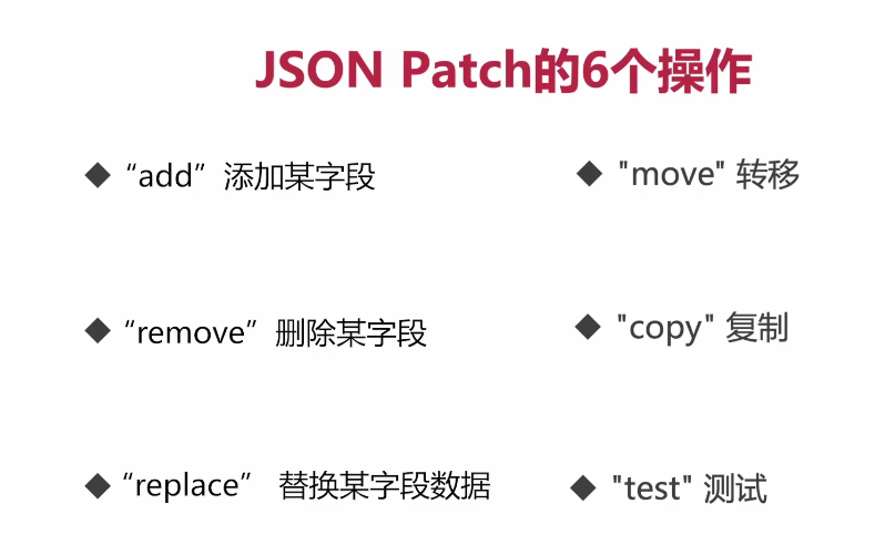 Asp.Net Core JsonPatch的使用。实现局部更新。_patch局部更新中的path参数是啥-CSDN博客