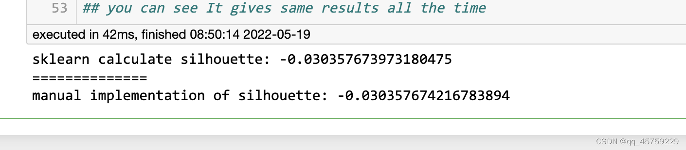 轮廓系数silhouette_score手动实现及使用总结_silhouette score-CSDN博客