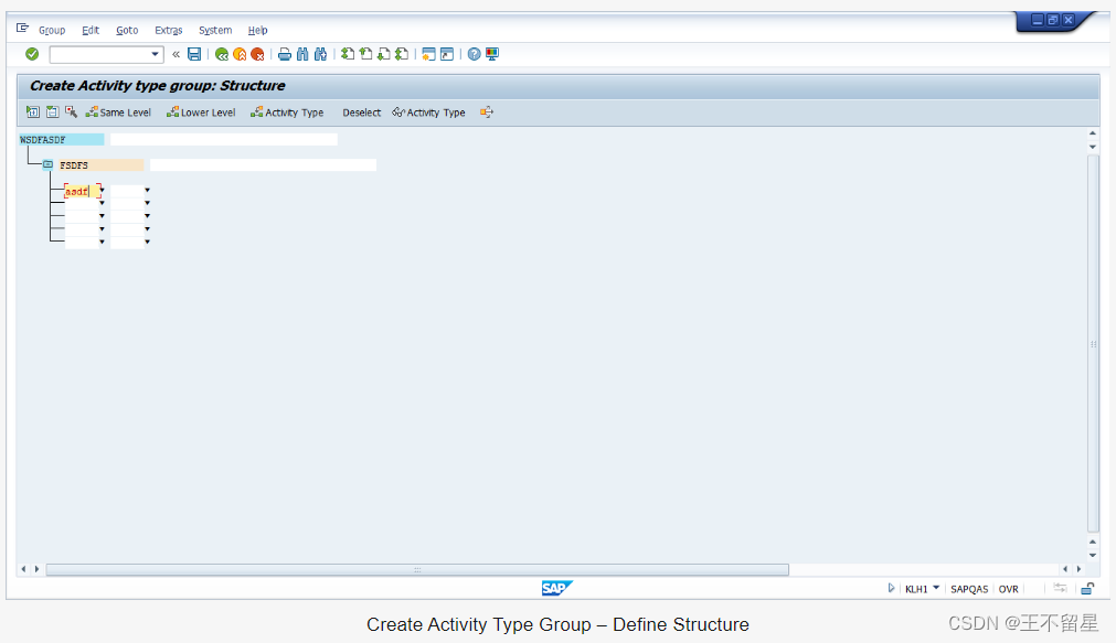 SAP PP之定义活动/作业类型（Activity Type）