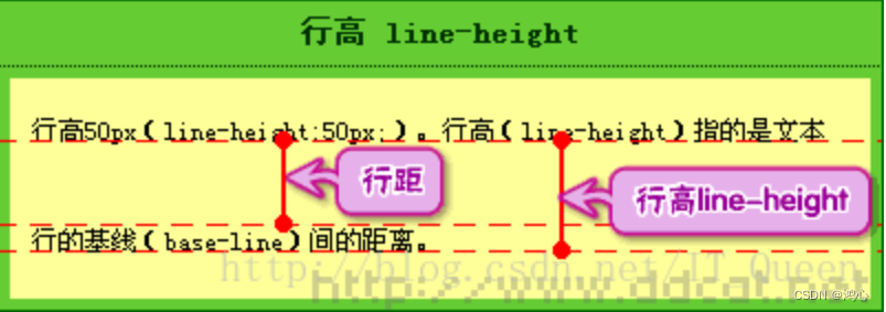 行高、行距