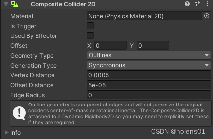 Unity之2D碰撞器