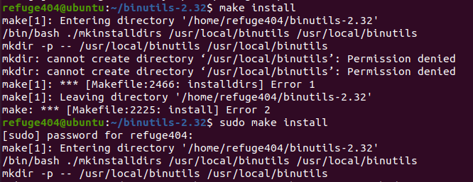 安装make install
