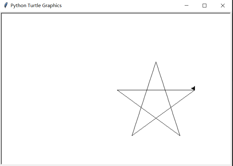 Python turtle教程一：画箭头、矩形，五角星（亲测，可用）