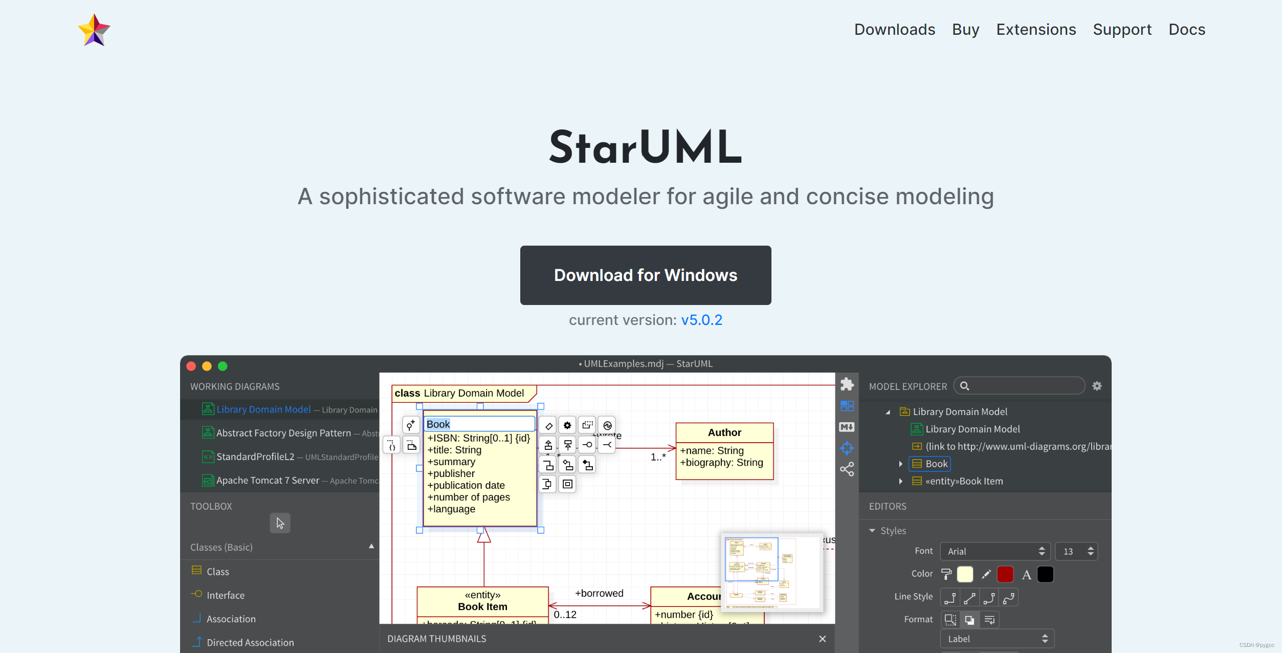 staruml version 1