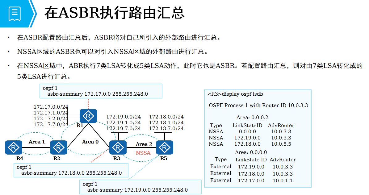 HCIP-Datacom OSPF进阶（二）最常用的路由协议 OSPF各种LSA作用详解