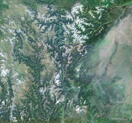 找到目标地点的卫星地形图:重点说一下通过地图灰度图导入来生成现实