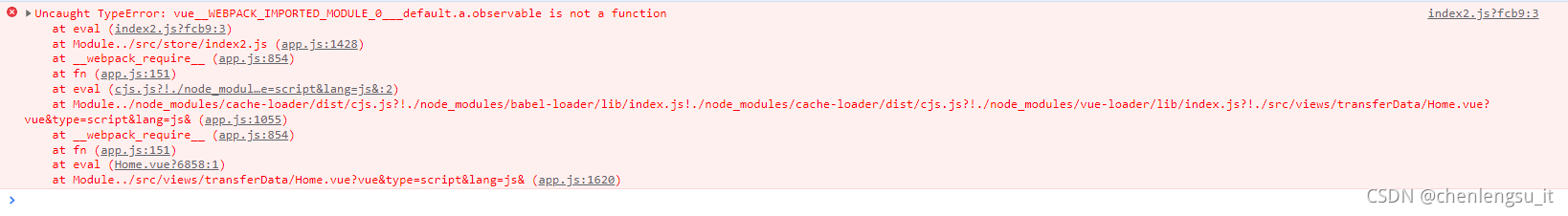 vue__WEBPACK_IMPORTED_MODULE_0___default.a.observable is not a function