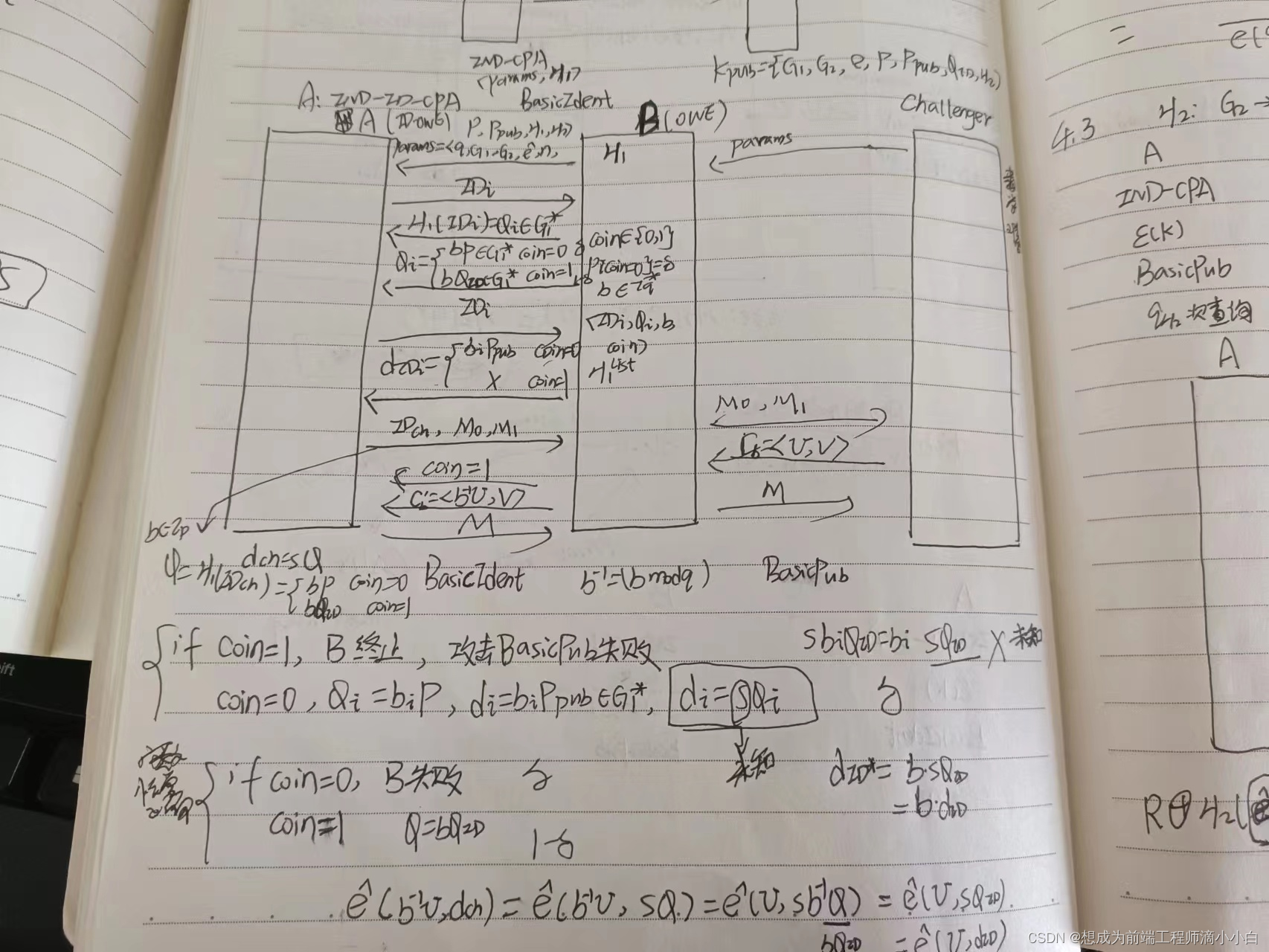 密码学安全性证明（二）Identity-Based Encryption from the Weil Pairing