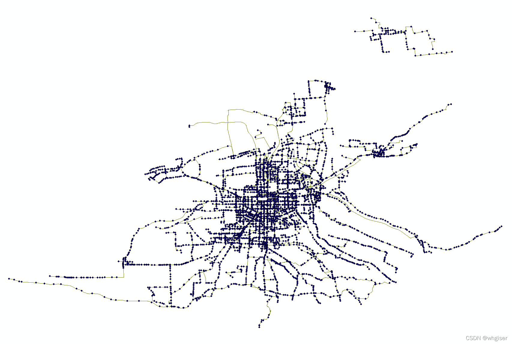 西安市公交地图