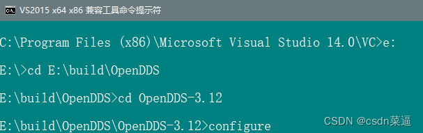 VS2015编译OpenDDS