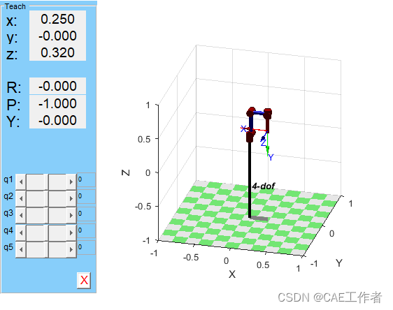 【机器人学习】六自由度机器人轨迹规划+Plot3D仿真的图2