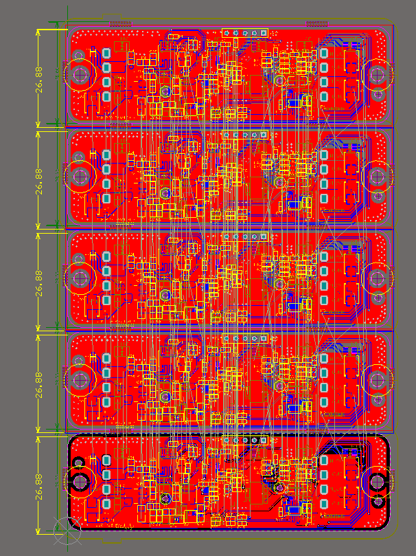 adpcb拼板邮票孔