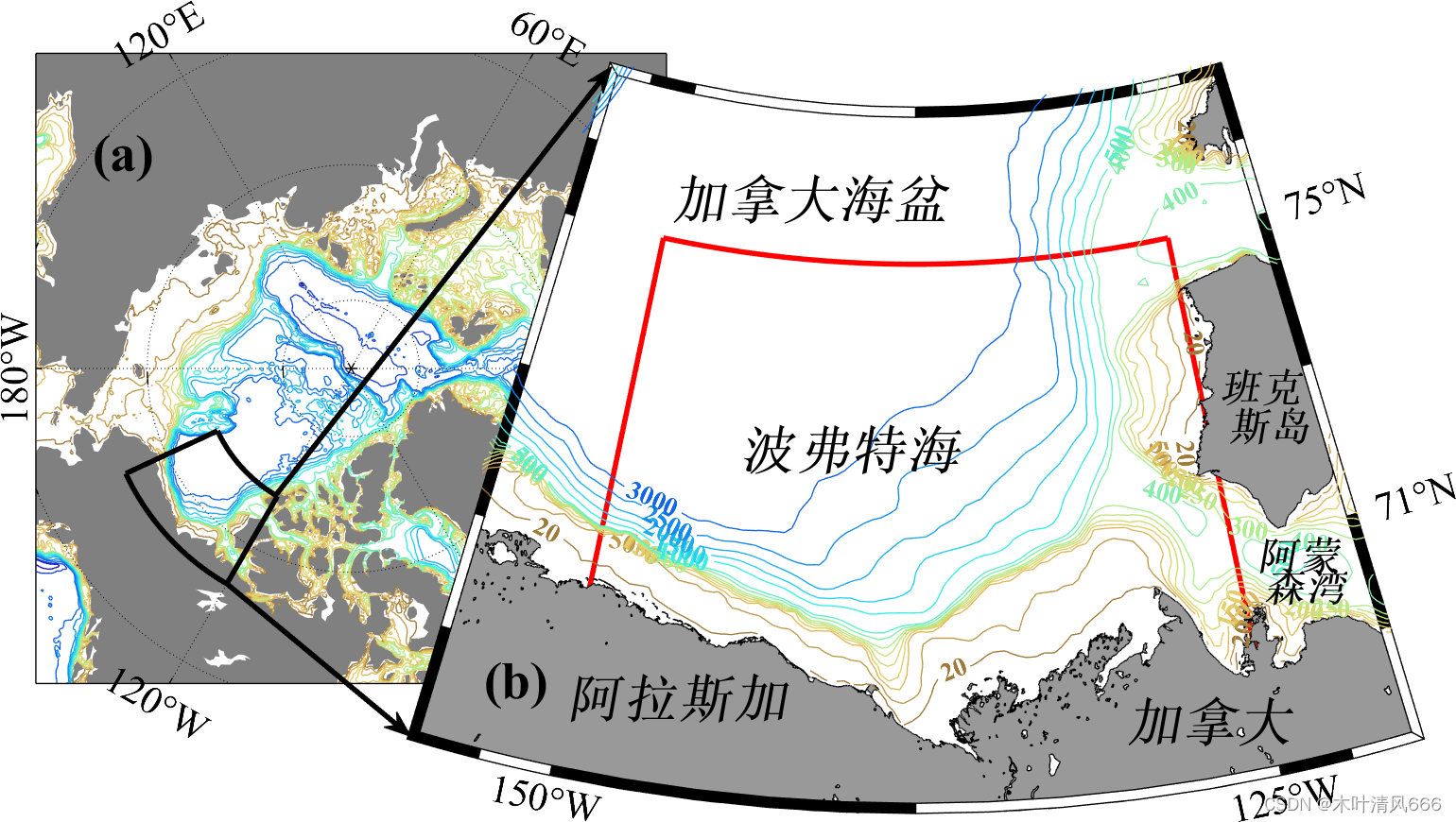 Matlab地理信息绘图—研究区域绘制