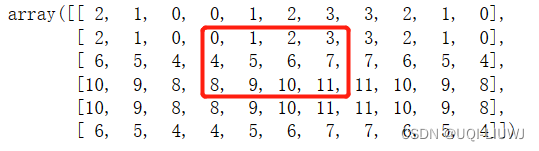 numpy 笔记 pad