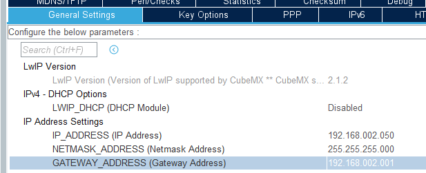 STM32CubeIDE1.9.0\STM32CubeMX 6.5 F429IGT6加LAN8720A，配置ETH+LWIP