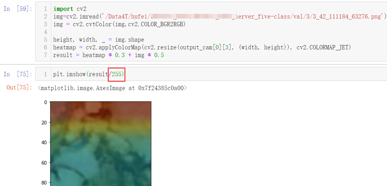 Clipping input data to the valid range for imshow with RGB data ([0..1 ...