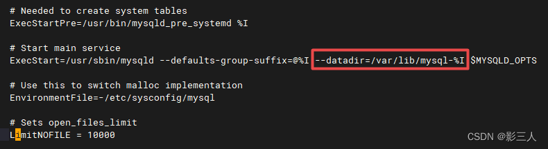 【MySQL】【systemd】mysqld_pre_systemd 及 mysqld@.service 的 bugs