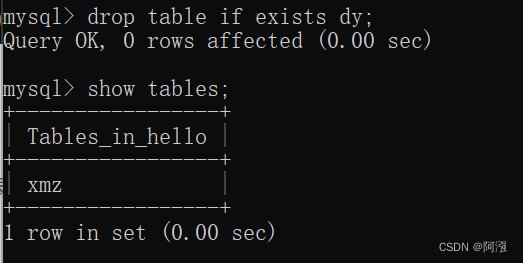 MySQL表的修改删除_mysql删除字段属性-CSDN博客