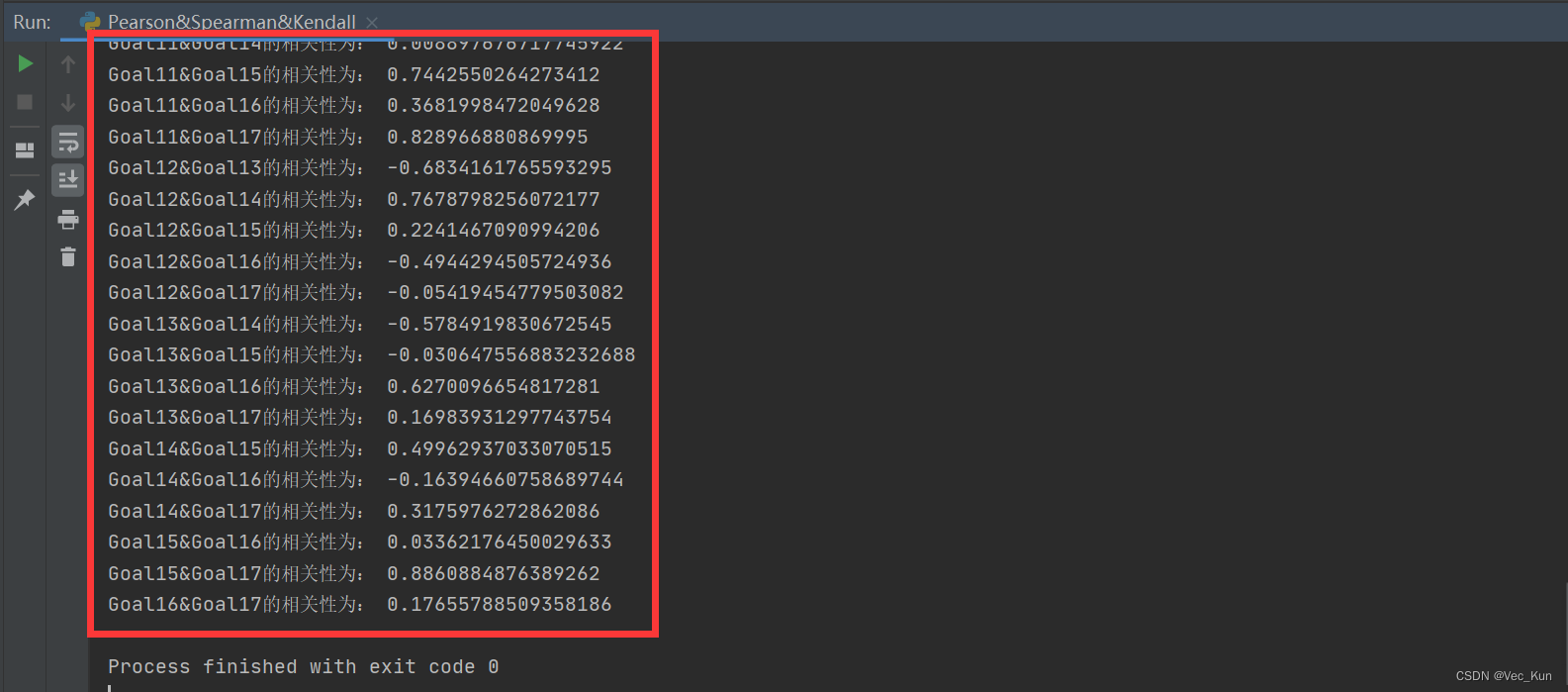 pandas: 三种算法实现递归分析Excel中各列相关性