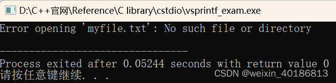 C++ Reference: Standard C++ Library reference: C Library: cstdio: vsprintf