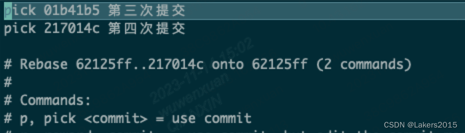 Git 修改历史 commit message