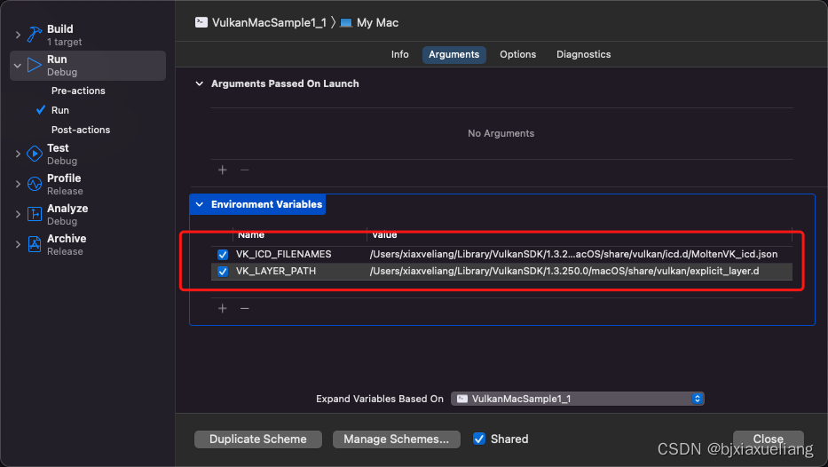 Configure environment variables