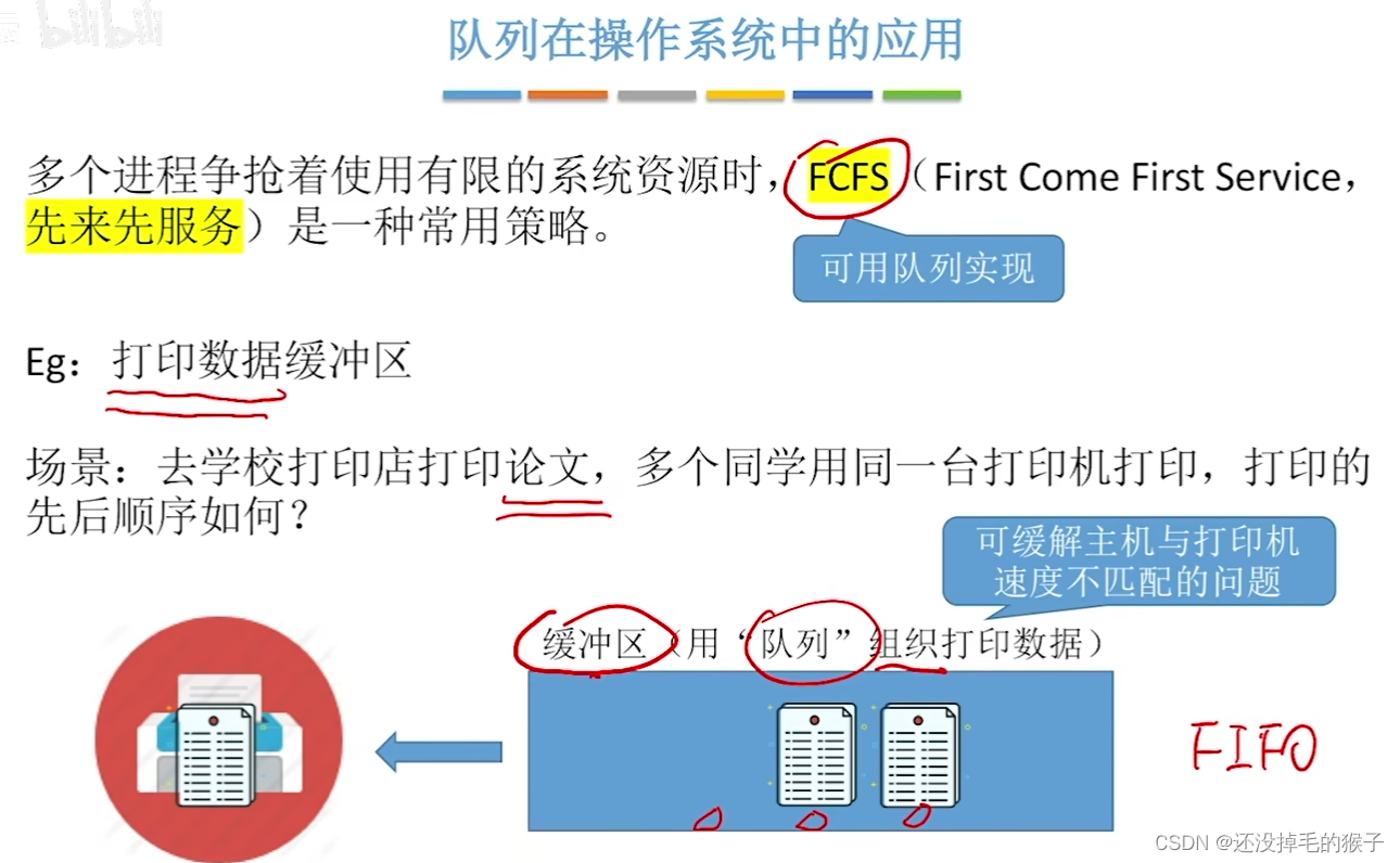 数据结构（王道）——队列的应用