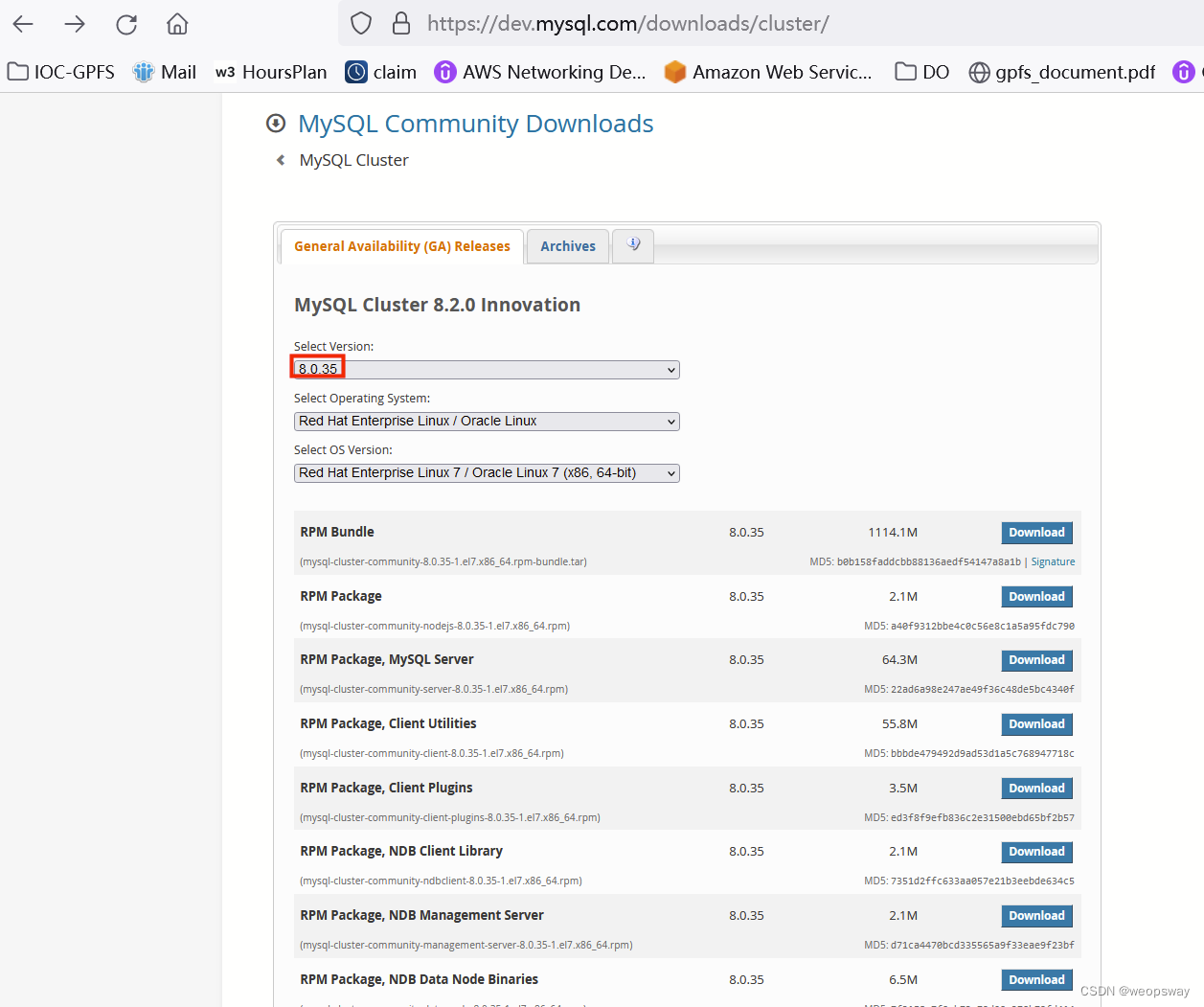 Mysql Cluster (NDB - Network Database) - 分布式