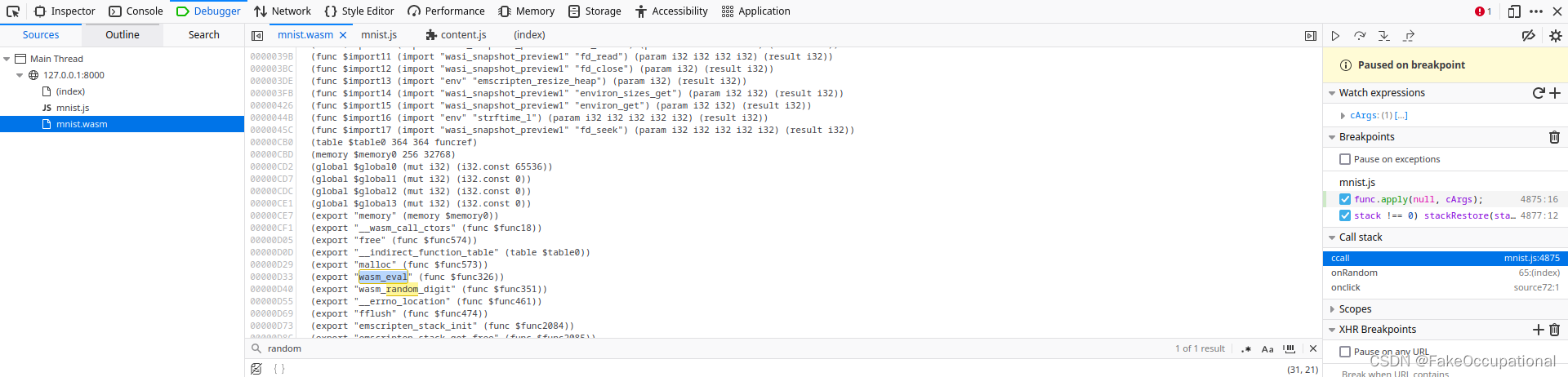 webassembly004 ggml wasm_eval 与js代码交互 调试