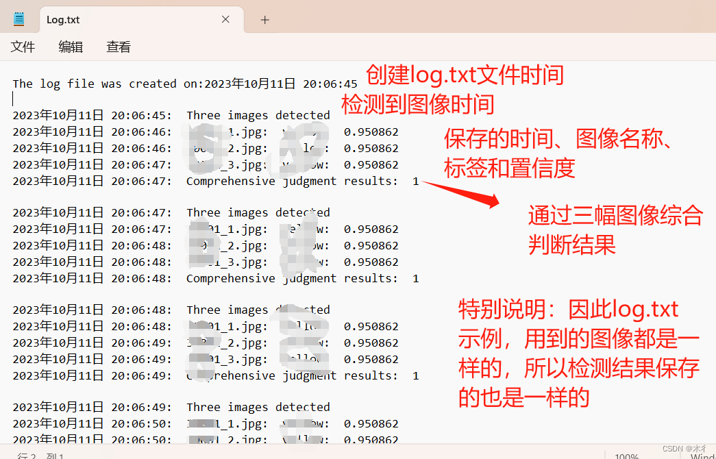 图1 log.txt文件内容和格式展示图