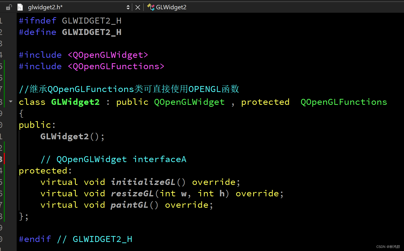 Qt中使用opengl的三种方式qt Opengl Csdn博客