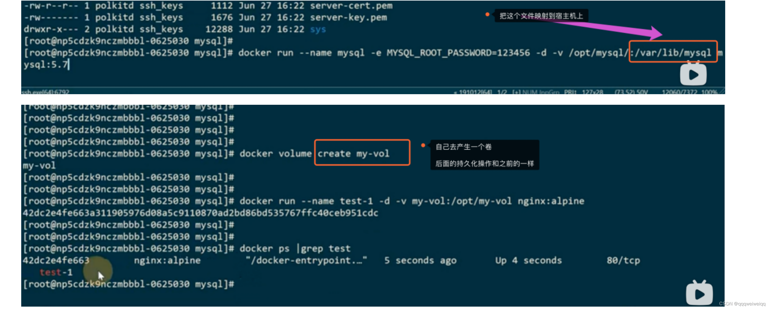 docker 命令(2) 容器数据持久化