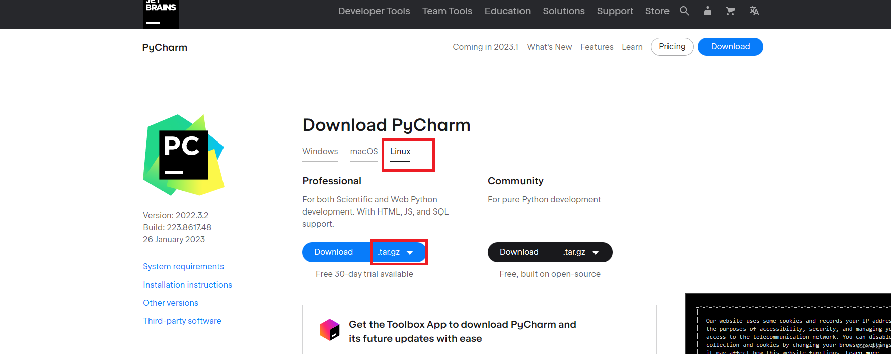 Centos安装Python、PyCharm