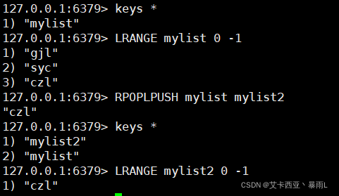 RPOPLPUSH source destination