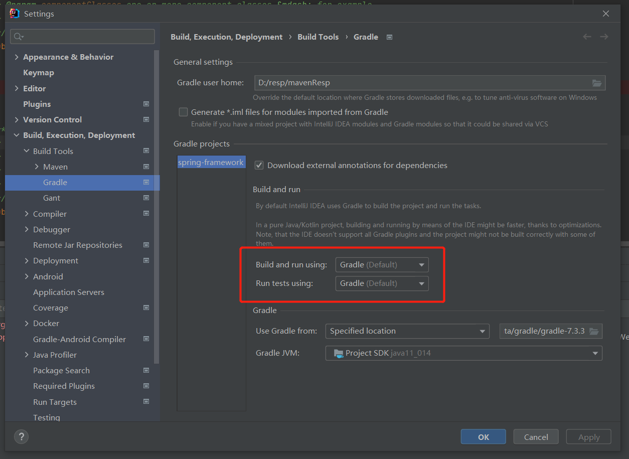 Spring source code to customize the problem record of gradle project ...
