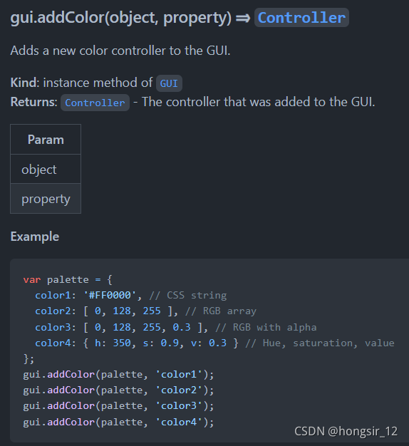 three.js学习笔记(一)——GUI工具的使用_threejs gui-CSDN博客