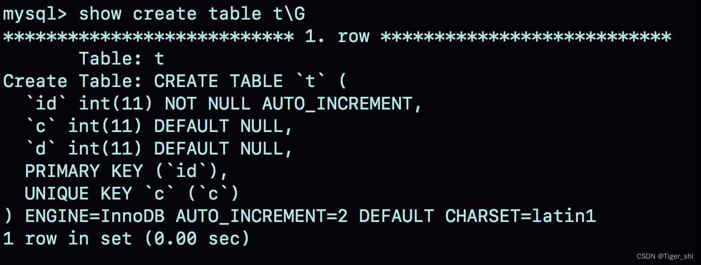 图 1 自动生成的 AUTO_INCREMENT 值