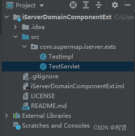 **TestServlet** 类文件