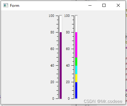 Qwt QwtThermo绘制温度计