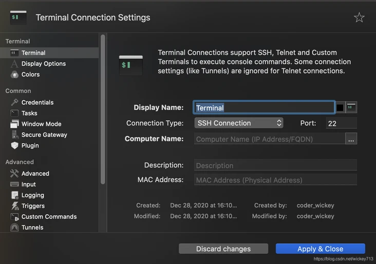 MacOS:Shell工具-Royal TSX