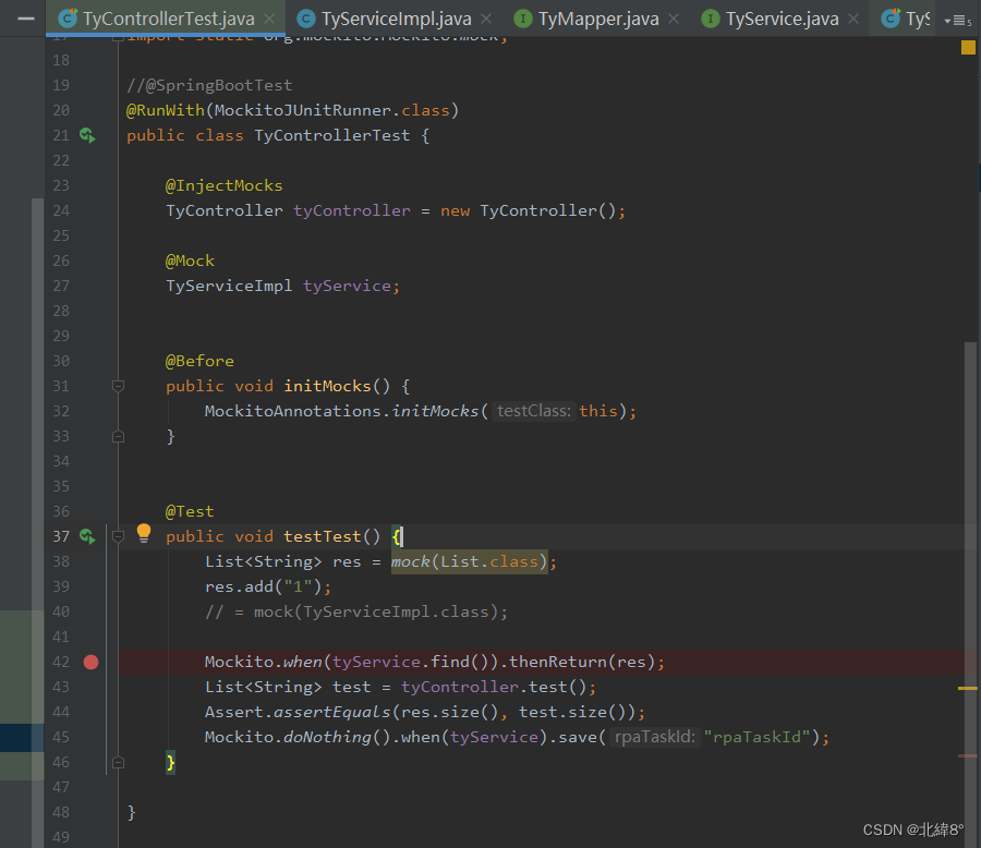 单测之Mockito_mockito测试autowried注入位nullCSDN博客