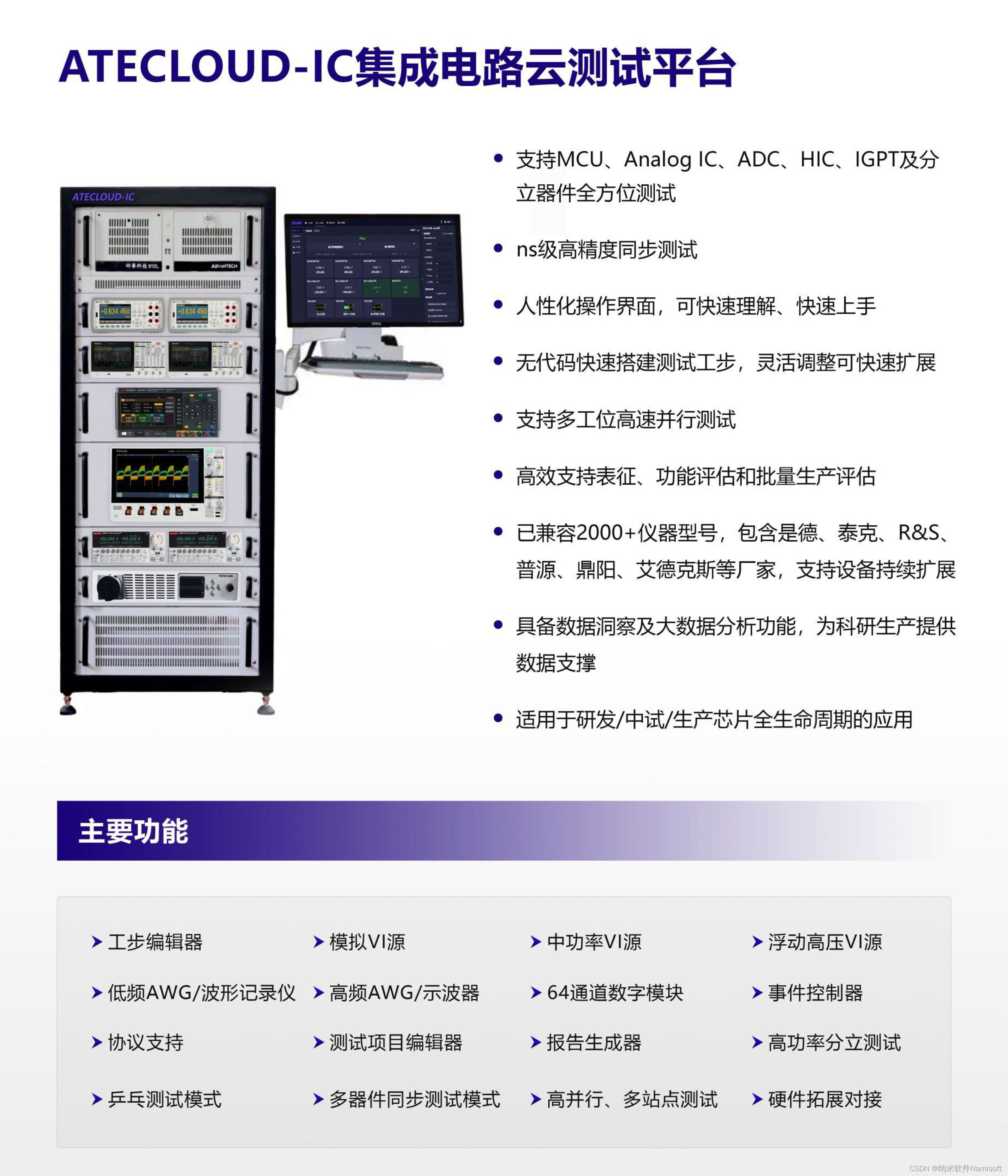 芯片测试一般包含哪些方面，ATECLOUD如何部署进行测试?