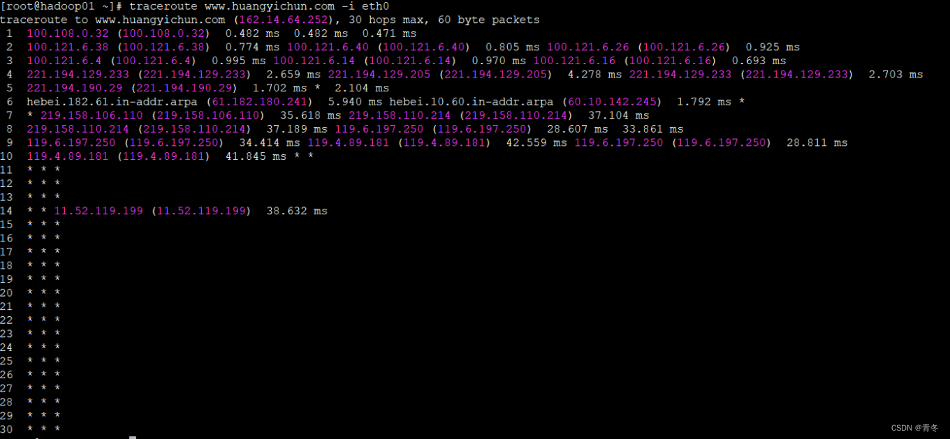 Linux traceroute 原理及使用