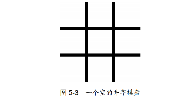 井字棋和棋图片