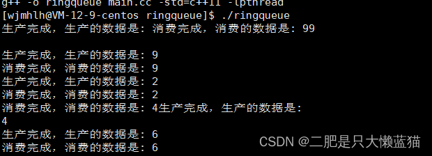 信号量/基于环形队列的生产消费者模型