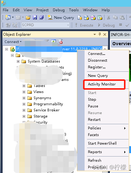 sql server如何看Activity Monitor_activity monitor在哪-CSDN博客